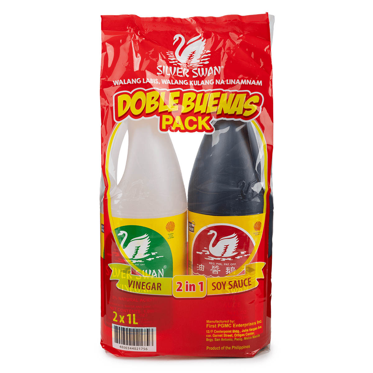 Silver Swan Soy Sauce / Vinegar Combo Pack 2L