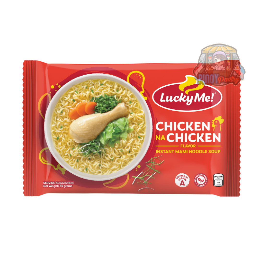 Lucky Me! Chicken na Chicken Instant Noodles 55g