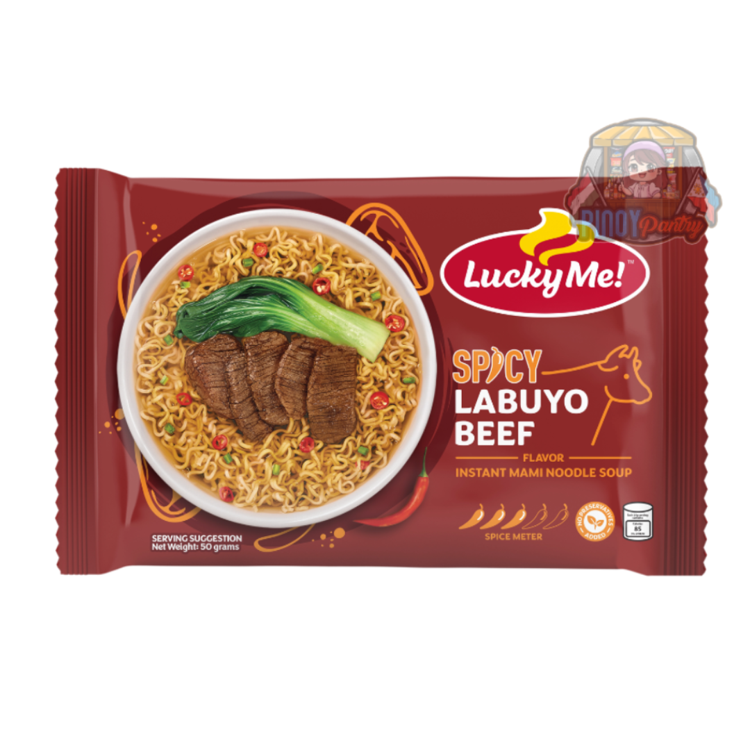 Lucky Me! Instant Mami Spicy Labuyo Beef 50g