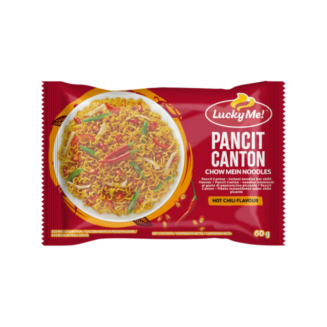 Lucky Me! Instant Pancit Canton Hot Chili 60g
