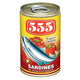 555 Sardines in Tomato Sauce Hot 155g