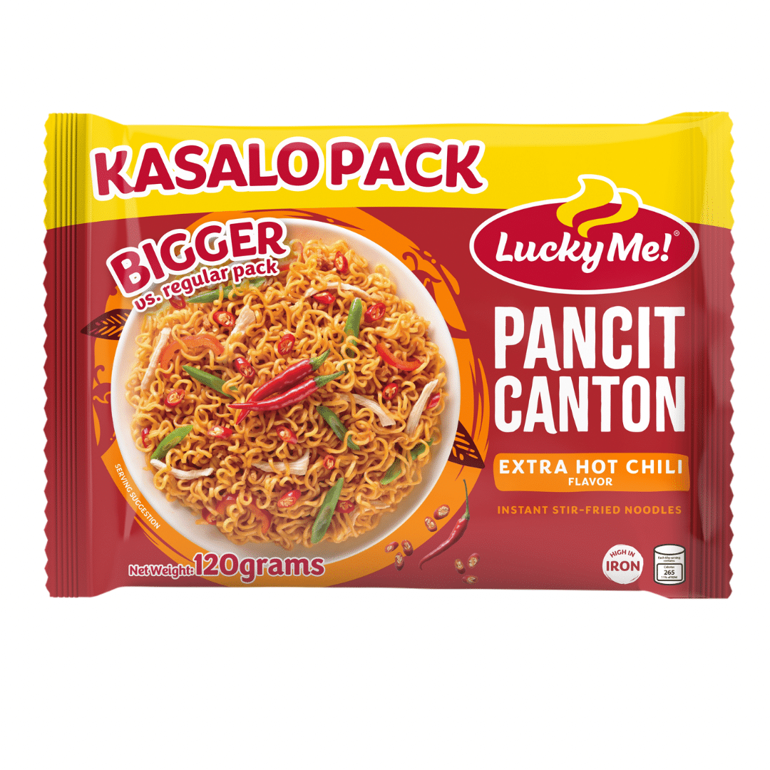 Lucky Me! Pancit Canton Extra Hot Chili Kasalo 120g