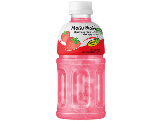 Mogu Mogu Strawberry Drink with Nata de Coco 320 ml