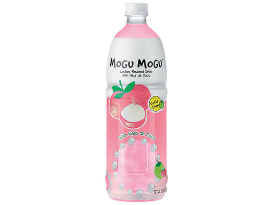 Mogu Mogu Lychee Drink with Nata de Coco 1L
