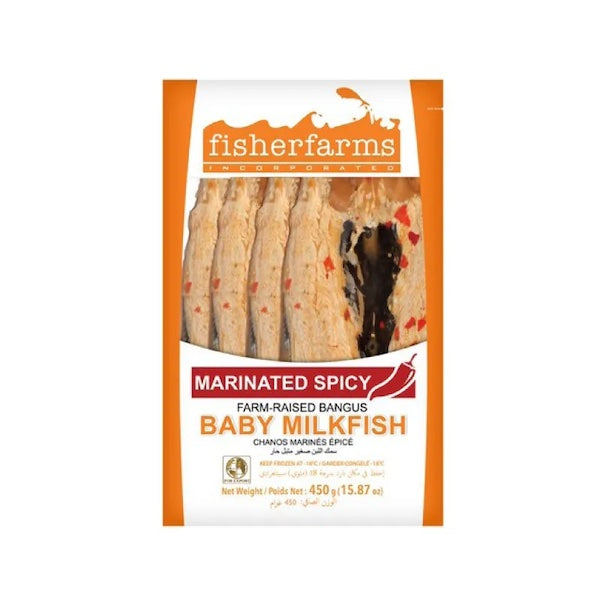 Fisher Farms Marinated Baby Bangus Spicy 450g