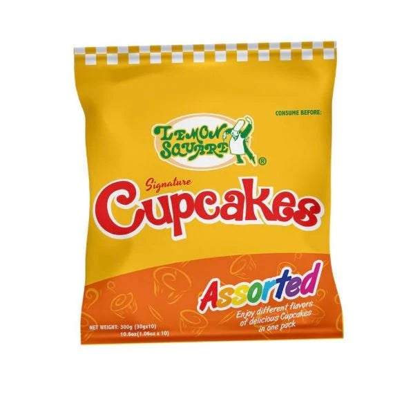 Lemon Square Cupcake Assorted 30gx10