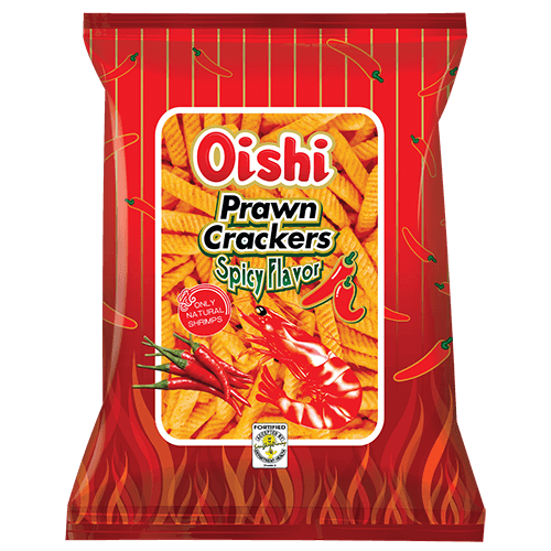 Oishi Prawn Crackers Spicy 90 g