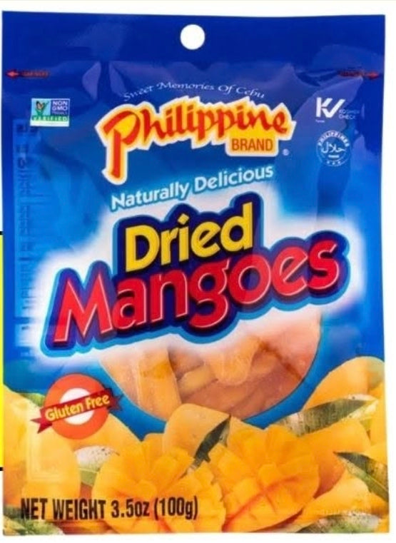 Philippine Brand Dried Mangoes 100g
