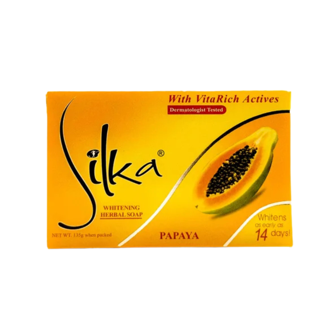 Silka Papaya Whitening Herbal Soap 135g