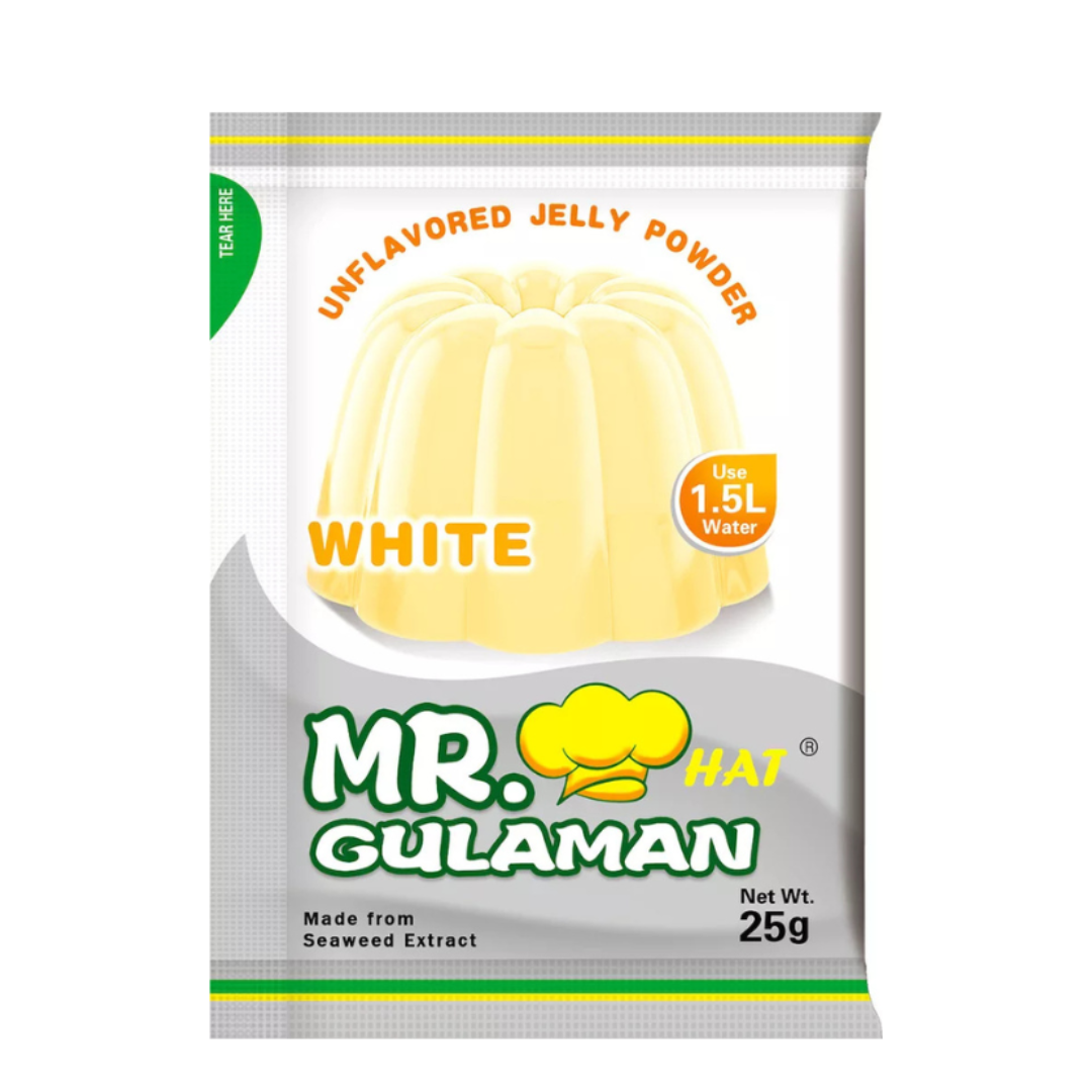 Mr. Hat Gulaman White Unflavored 25g