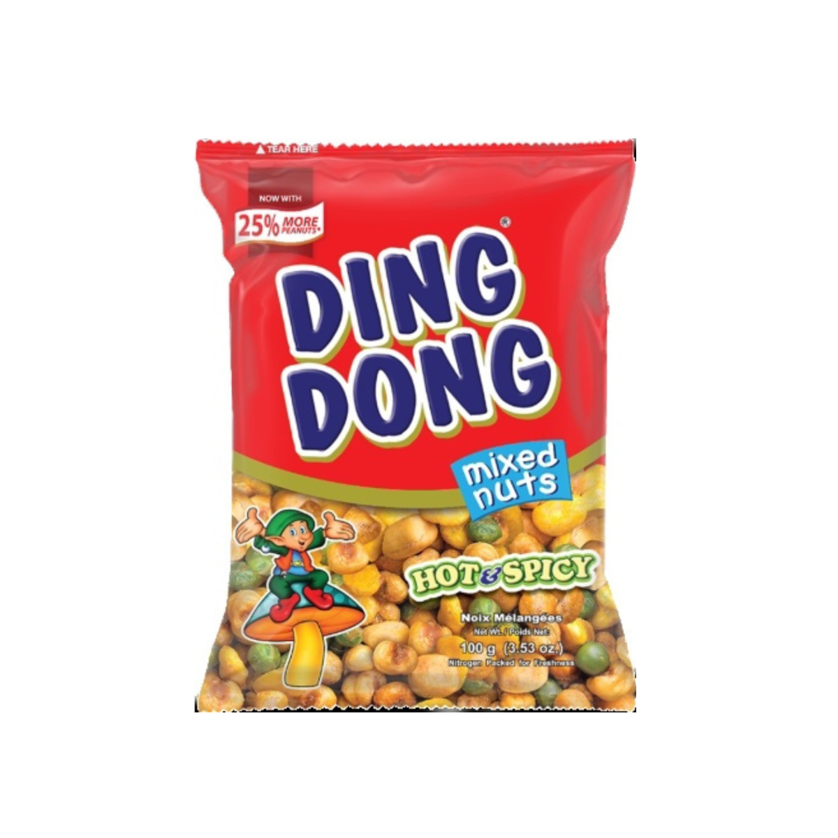 Ding Dong Mixed Nuts Hot & Spicy 100g
