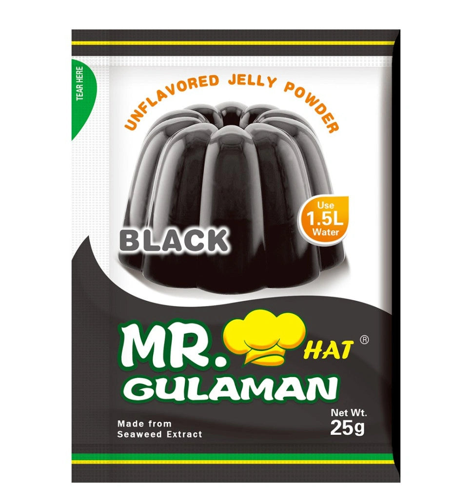 Mr. Hat Gulaman Unflavored Black 25g