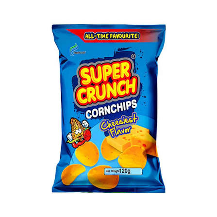 Super Crunch Corn Chip Cheese 120g